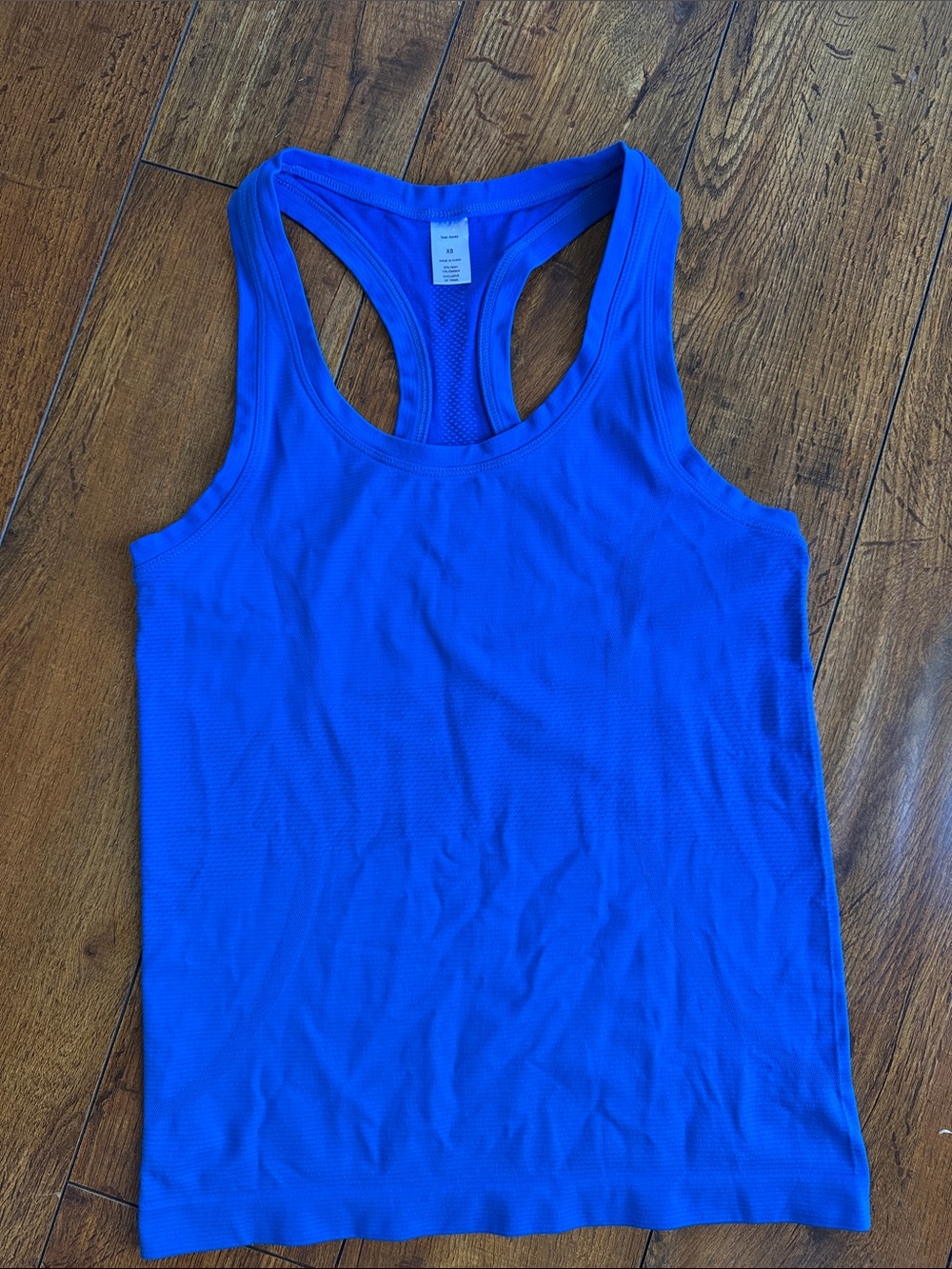 Bright Royal Blue Racerback Tank Top